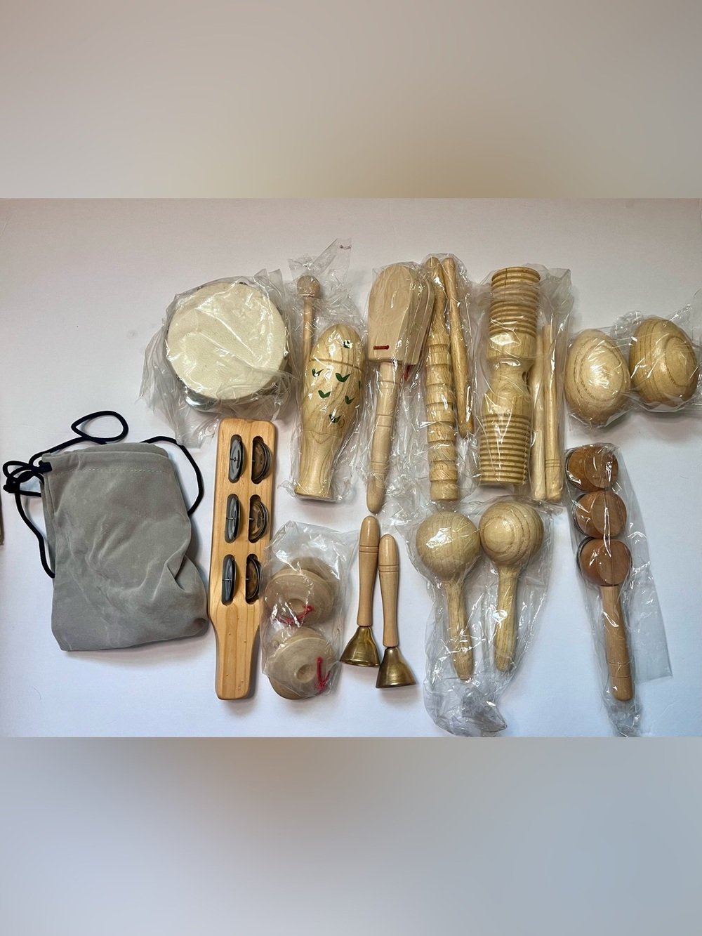 New! Natural wood music set